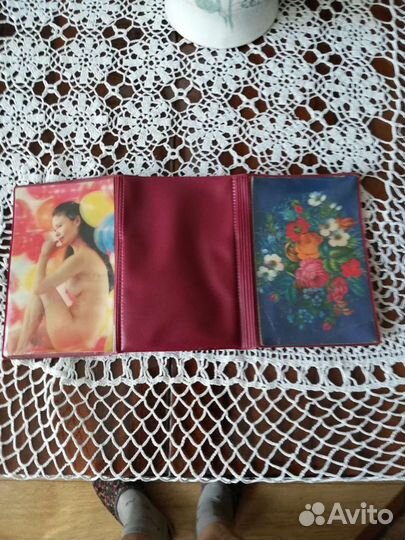 Объёмная открытка - портмоне 70ых
