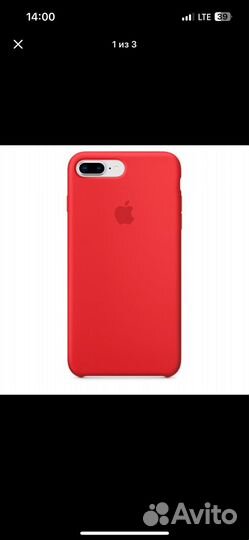 Чехол на iPhone 8 plus silicone оригинал