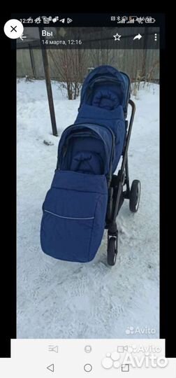 Коляска для двойни