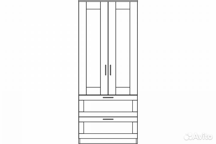 Шкаф для одежды IKEA Бримнэс (Сириус) новый