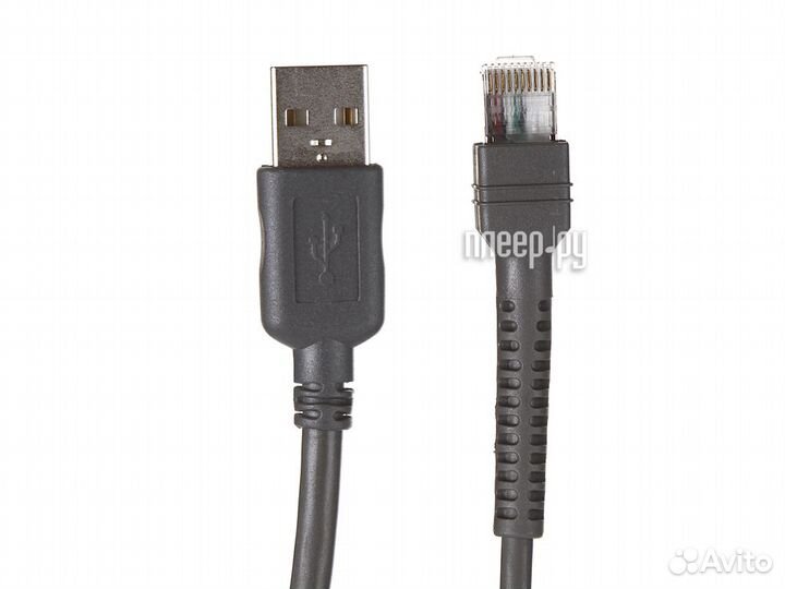 Кабель Zebra Shielded USB A - 15FT 4.6m CBA-U2