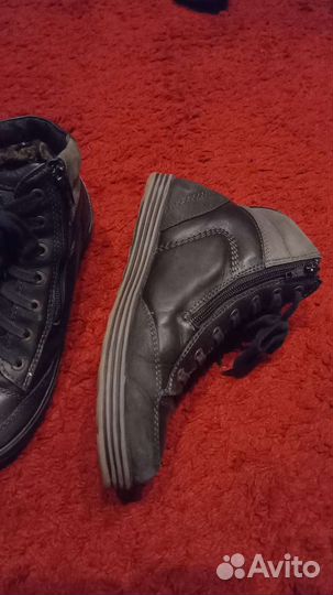 Ботинки кожа