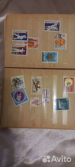 Альбом с почтовыми марками 60 годы