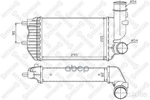 Интеркулер Fiat Ducato, Peugeot Boxer 1.9TD-2
