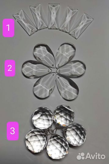 Хрусталь для люстры бра подвески