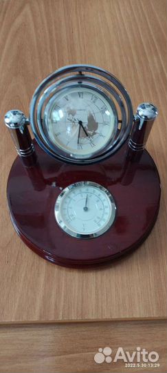 Часы. Градусник. Компас для руководителя на стол