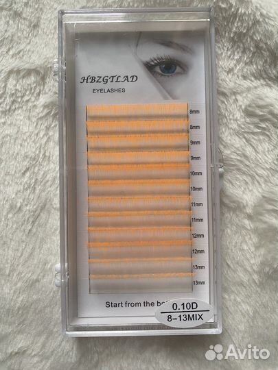 Ресницы цветные для наращивания