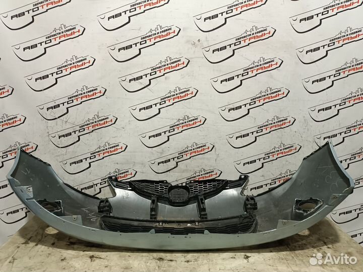 Бампер mazda demio mazda2 DE DE3AS DE3FS DE5FS dejfs D65150031B67 1 модель передний голубой, 33Y TA1