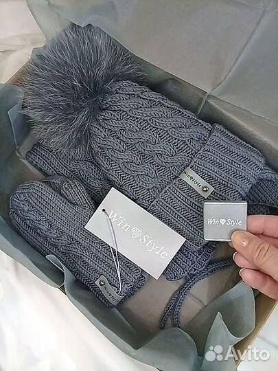 Шапка шарф для мальчика