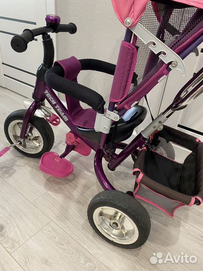 Детский велосипед с ручкой tech team