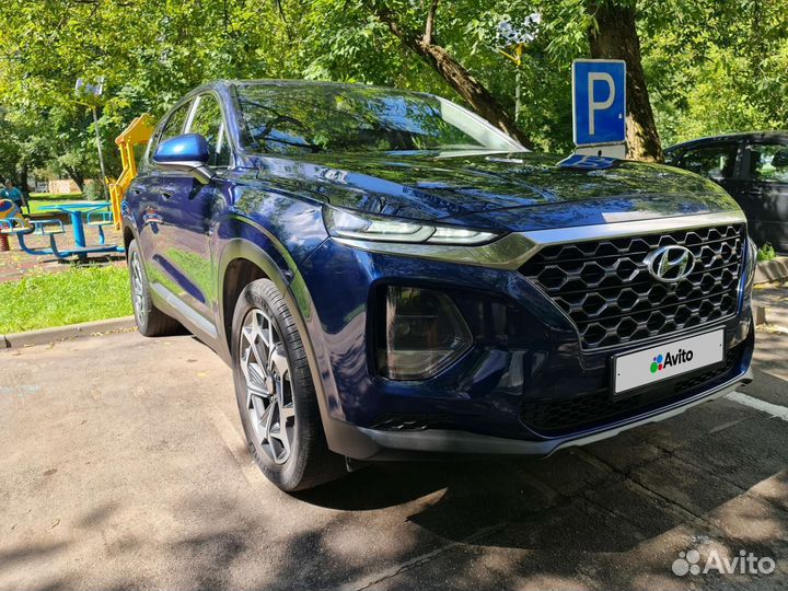 Hyundai Santa Fe 2.4 AT, 2019, 89 000 км