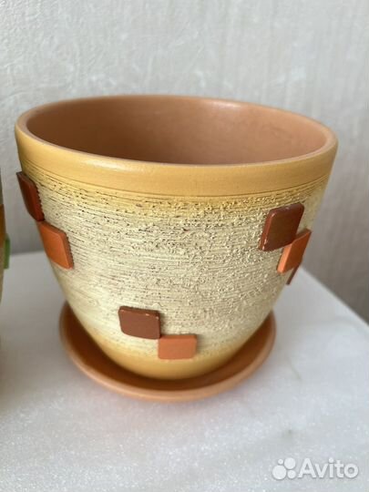 Керамические горшки для цветов