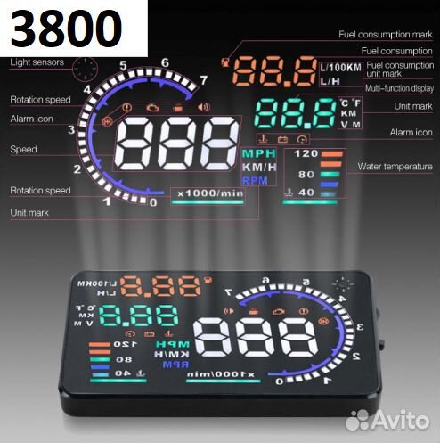 Hud проектор проекция Хад худ для авто навигатор