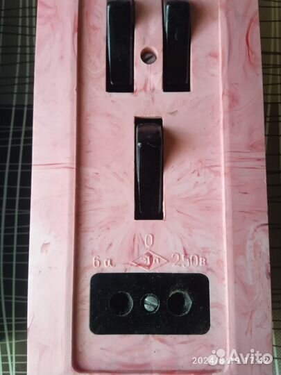 Розетка+ три выключателя СССР