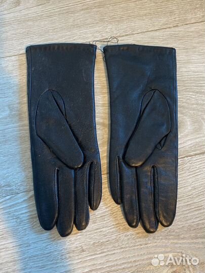 Мужские кожаные перчатки новые