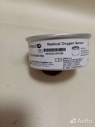 Датчик кислорода Unimed r-23v go-02, Drager