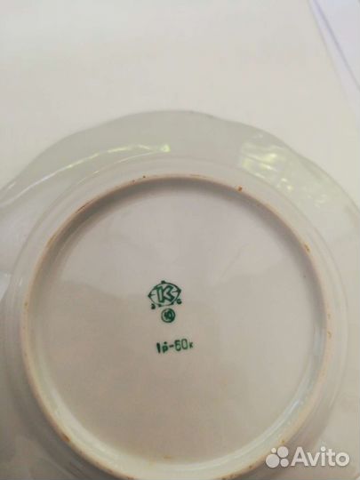 Тарелки коболт,блюдце