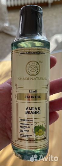 Khadi масло для волос Amla Brahmi