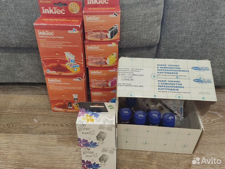 Комплекты для заправки Epson, Canon