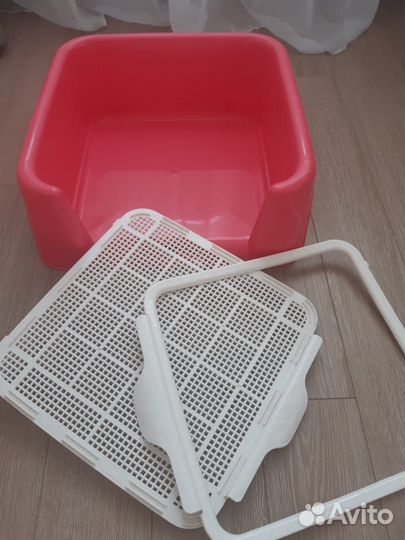 Лоток туалет для собак Triol с сеткой