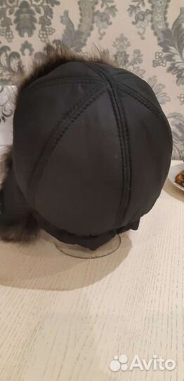 Шапка для мальчика 52 натуральная теплая