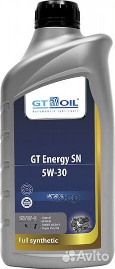 GT OIL energy 5W-30 SN. GF-5 Масло моторное син