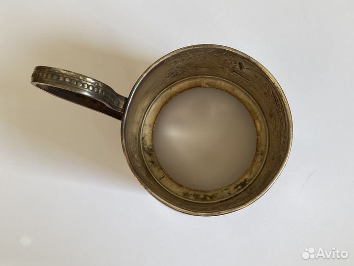 Советский Подстаканник Мельхиор Виноградная Лоза