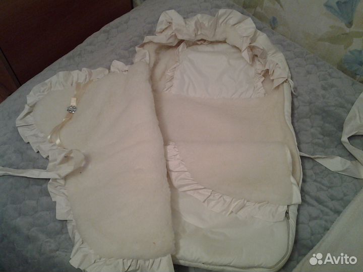 Зимний конверт на выписку