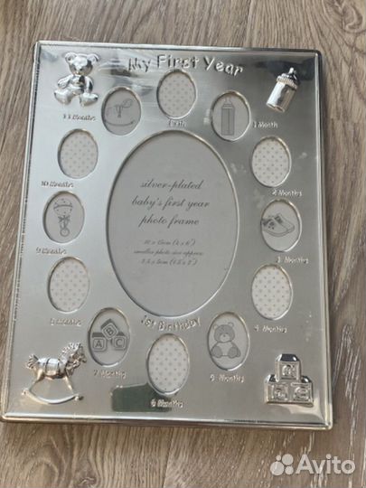 Рамка для фотографий малыша коллаж 1 год