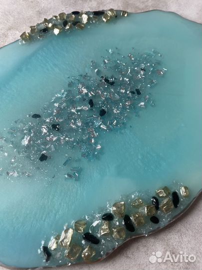 Набор посуды из эпоксидной смолы