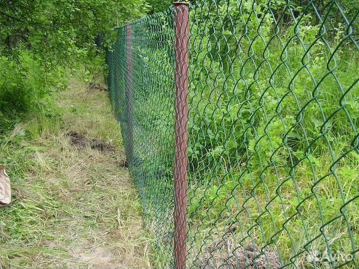 Заборы из рабицы под ключ