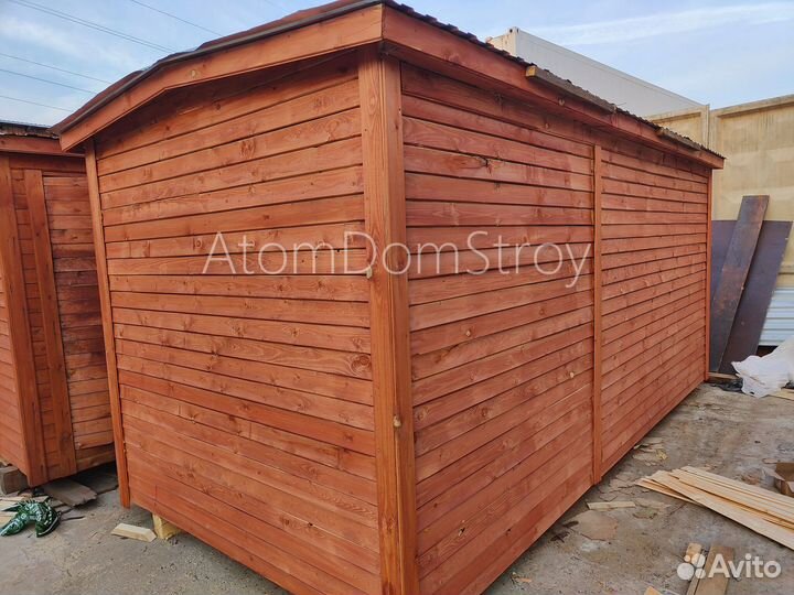 Вагончик бытовка строительная с установкой