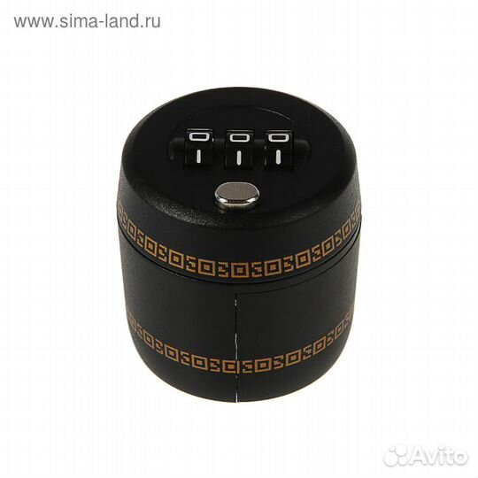 Замок сувенирный кодовый для бутылки, черный