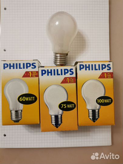 Лампочки накаливания Е27, Е14