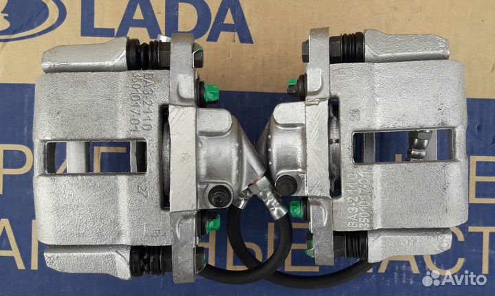 Суппорт 2112 в сборе ваз передний новый пара