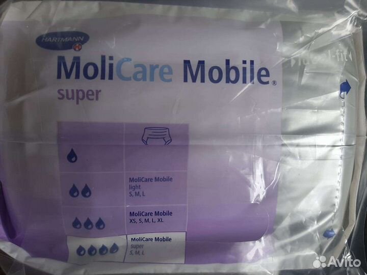 Памперсы для взрослых molicare mobile super M