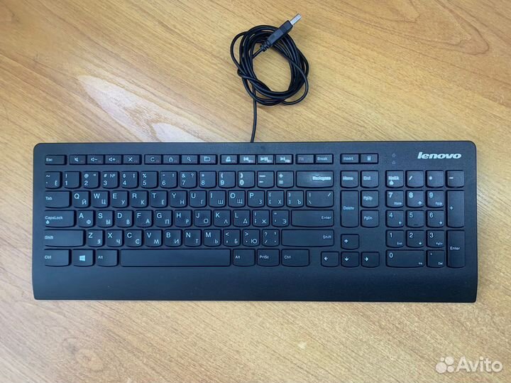 Клавиатура Lenovo Slim SK-8821 Black USB