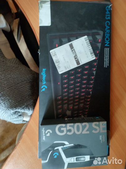 Logitech G413 Carbon+Logitech G502 SE
