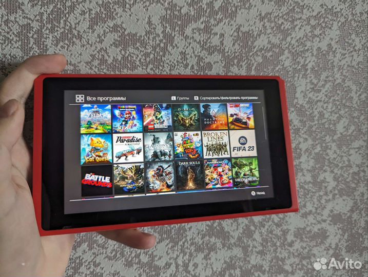 Nintendo switch 32 игры прошитая 256gb