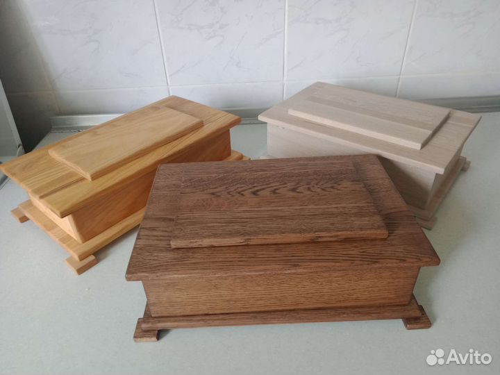 Шкатулка из дуба, ясеня