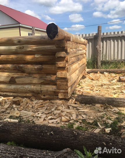 Липовый сруб