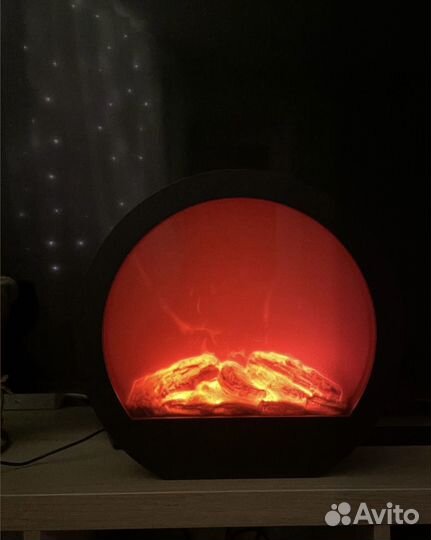 Декоративный светодиодный камин с имитацией огня