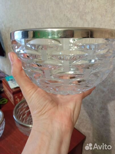 Салатник хрусталь СССР
