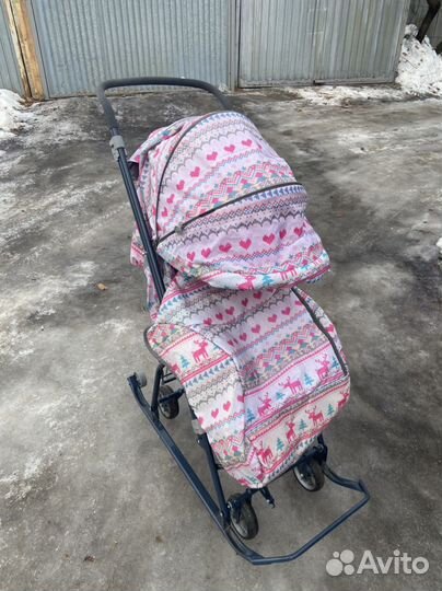 Коляска санки