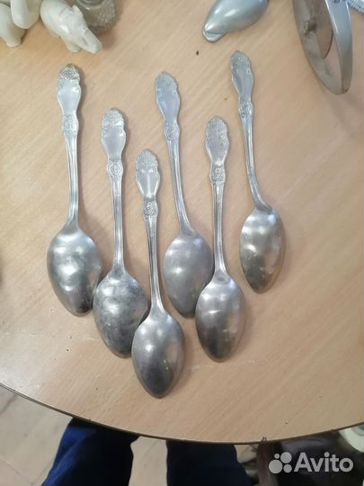 Мельхиор. Вилки. Ложки