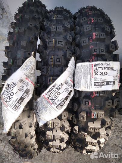 Кроссовые шины 110 100 18 Bridgestone X30