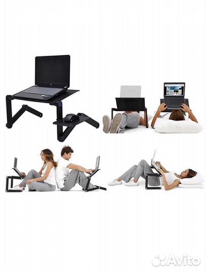 Подставка для ноутбука с 2мя вентиляторами