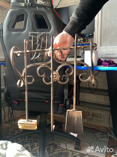 Кованные элементы для камина