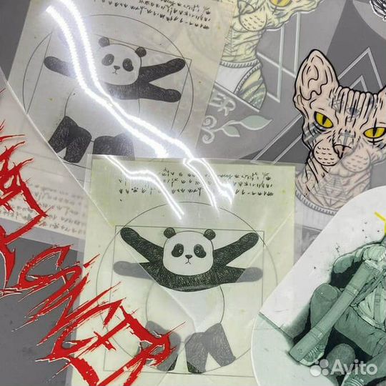 Печать термонаклеек дтф/уф