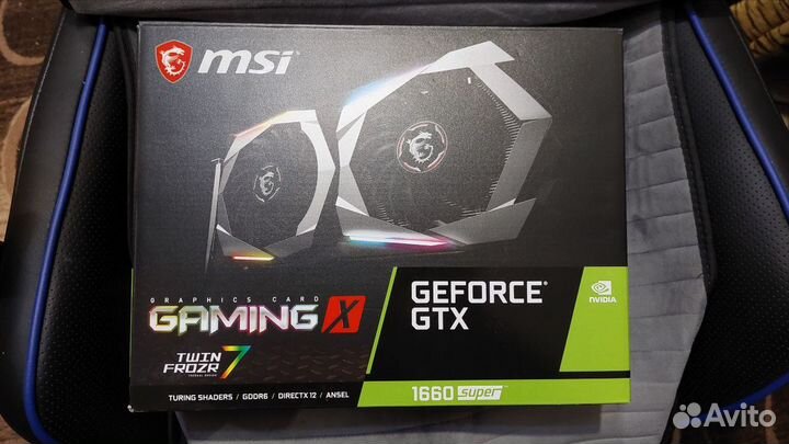Видеокарта MSI GeForce GTX 1660 super Gaming X